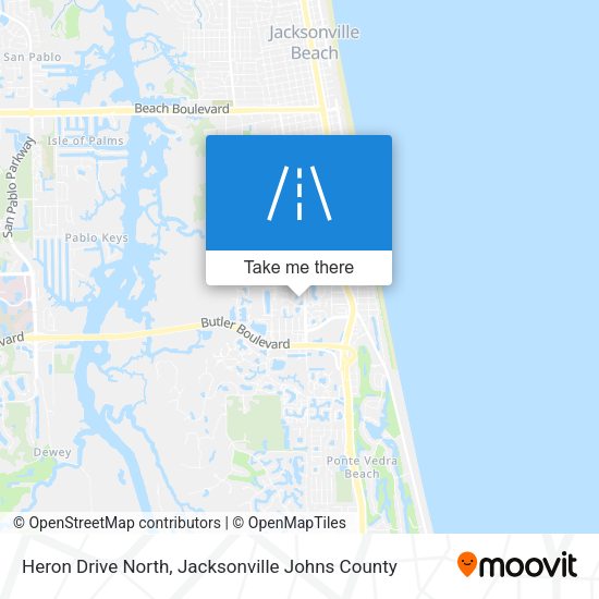 Heron Drive North map