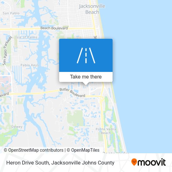 Heron Drive South map