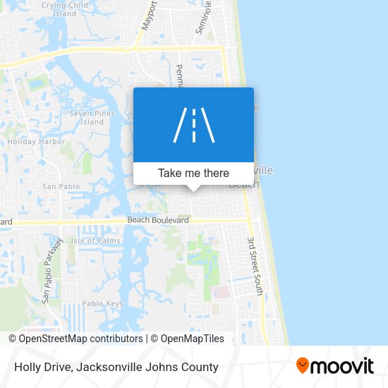 Holly Drive map