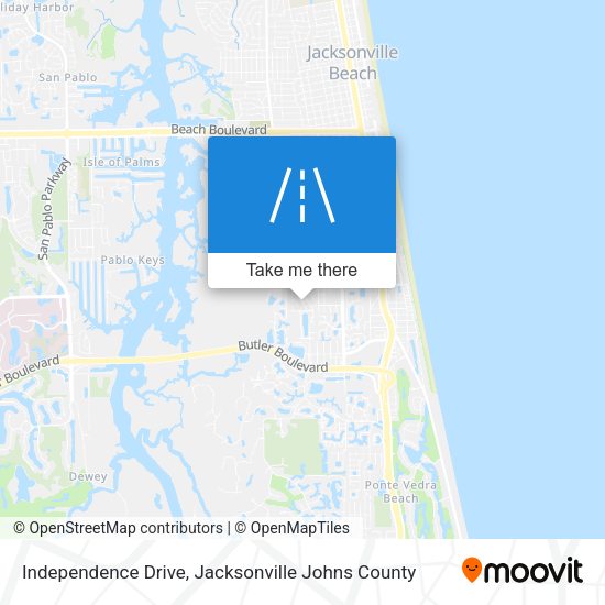 Independence Drive map