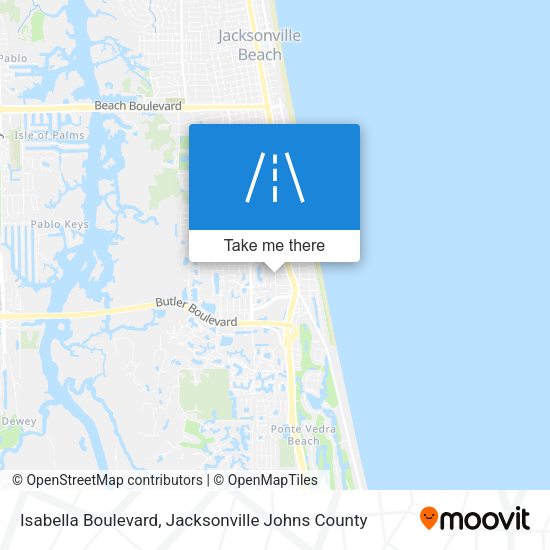 Mapa de Isabella Boulevard