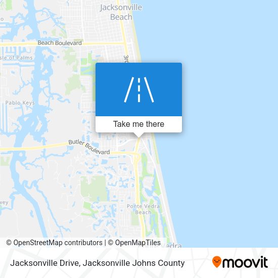 Jacksonville Drive map