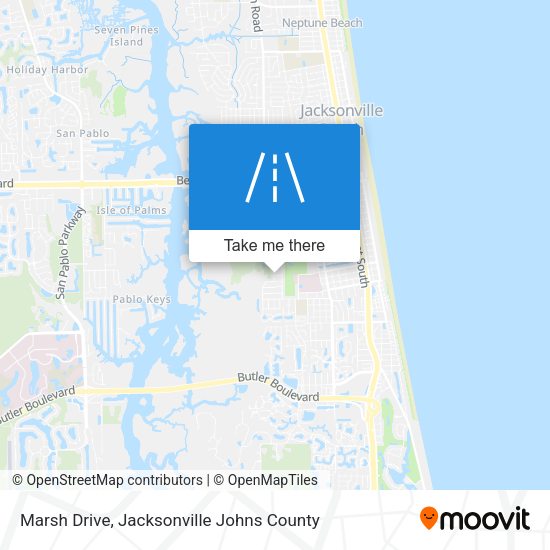Marsh Drive map