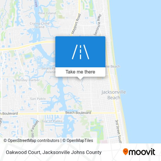 Oakwood Court map