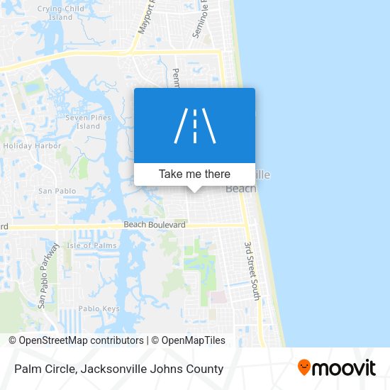 Mapa de Palm Circle
