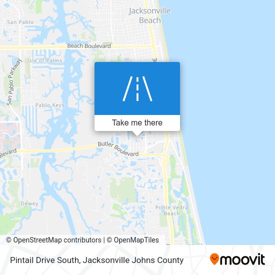Pintail Drive South map