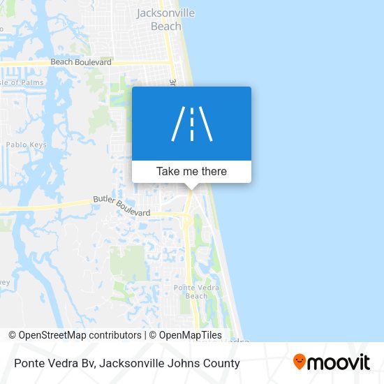 Ponte Vedra Bv map