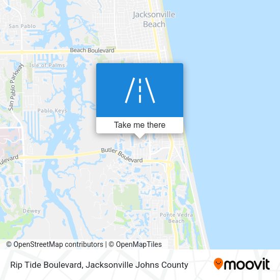 Rip Tide Boulevard map