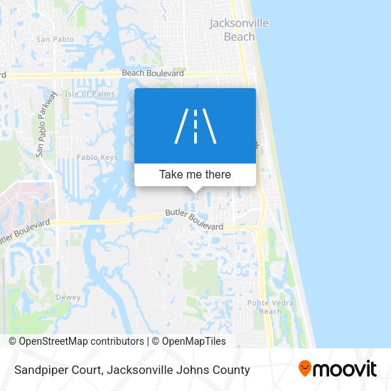Mapa de Sandpiper Court