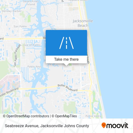 Seabreeze Avenue map
