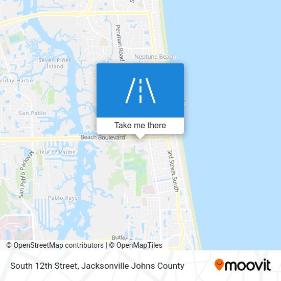 Mapa de South 12th Street
