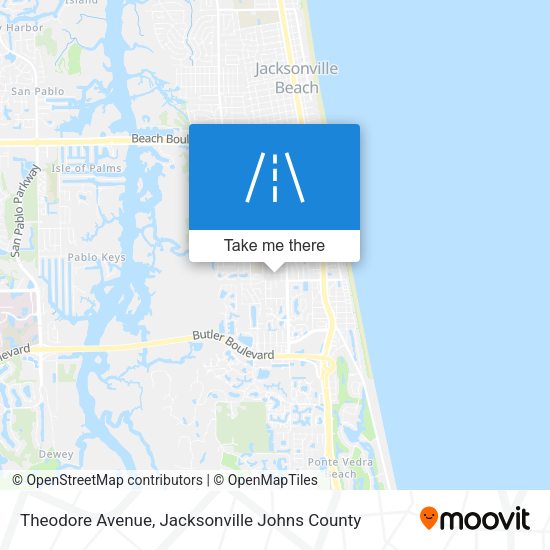 Theodore Avenue map
