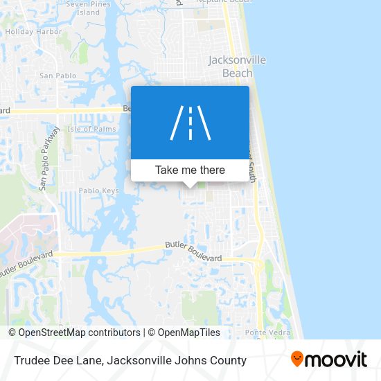 Trudee Dee Lane map