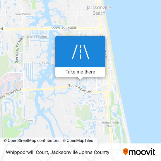 Whippoorwill Court map