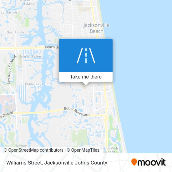 Williams Street map