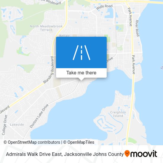 Mapa de Admirals Walk Drive East