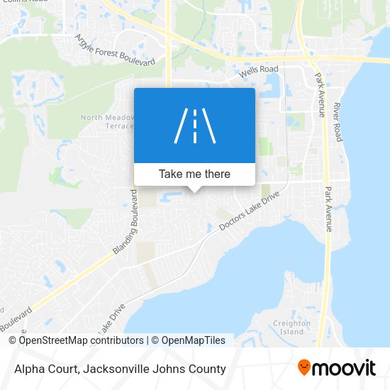 Mapa de Alpha Court