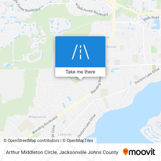 Arthur Middleton Circle map