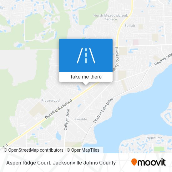 Mapa de Aspen Ridge Court