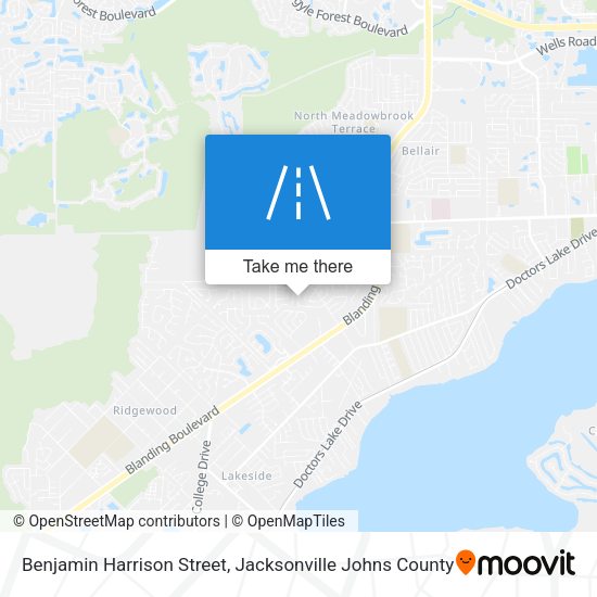 Benjamin Harrison Street map