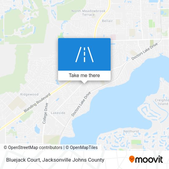 Mapa de Bluejack Court