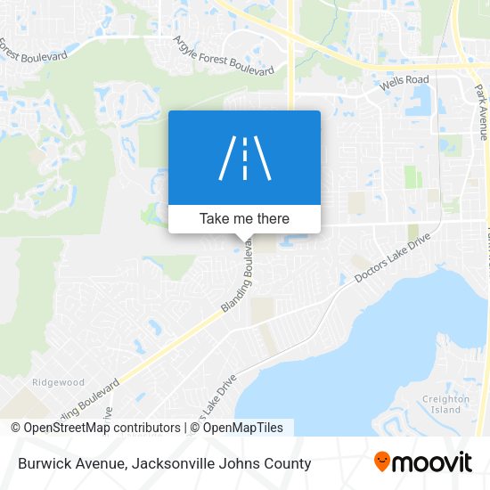 Burwick Avenue map