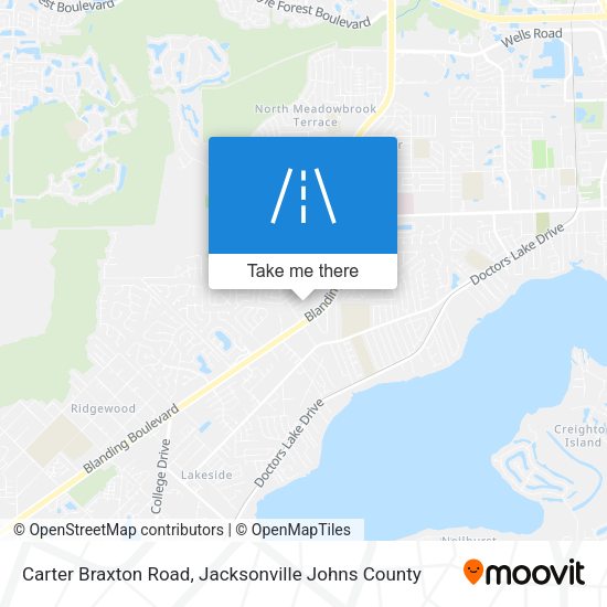 Carter Braxton Road map