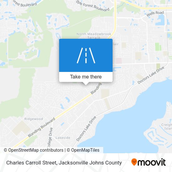 Charles Carroll Street map
