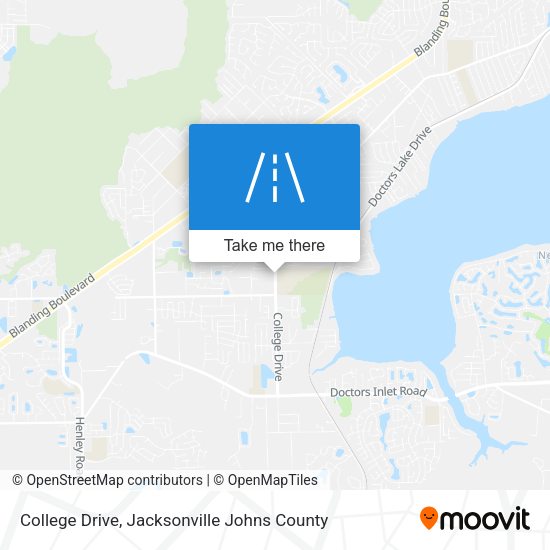 College Drive map