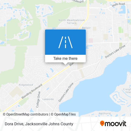 Dora Drive map
