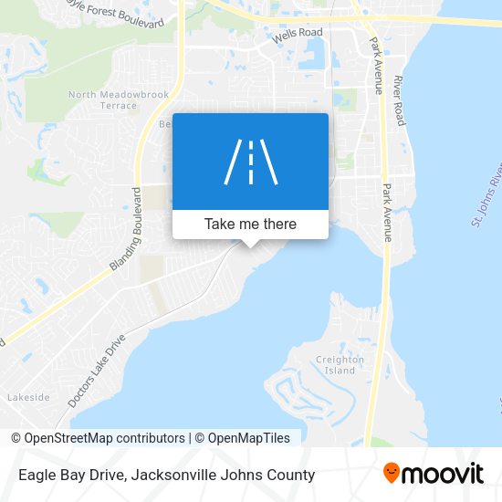 Eagle Bay Drive map