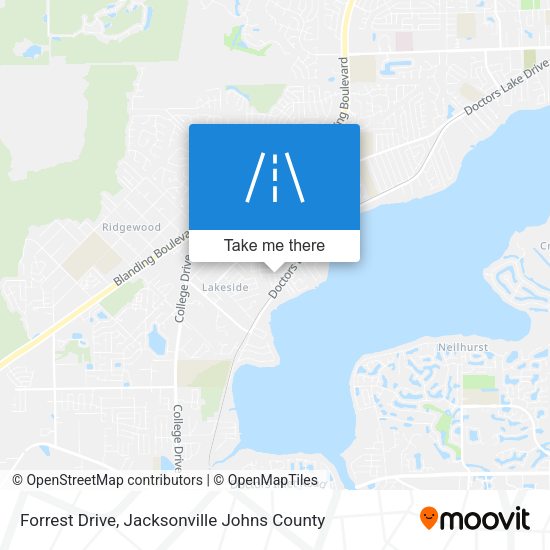 Forrest Drive map