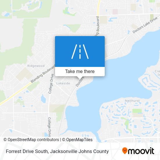 Forrest Drive South map