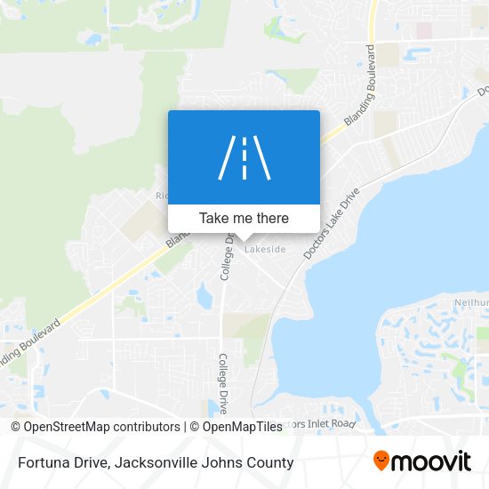 Fortuna Drive map