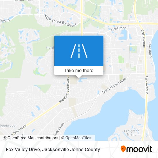 Mapa de Fox Valley Drive