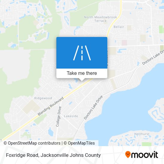 Mapa de Foxridge Road
