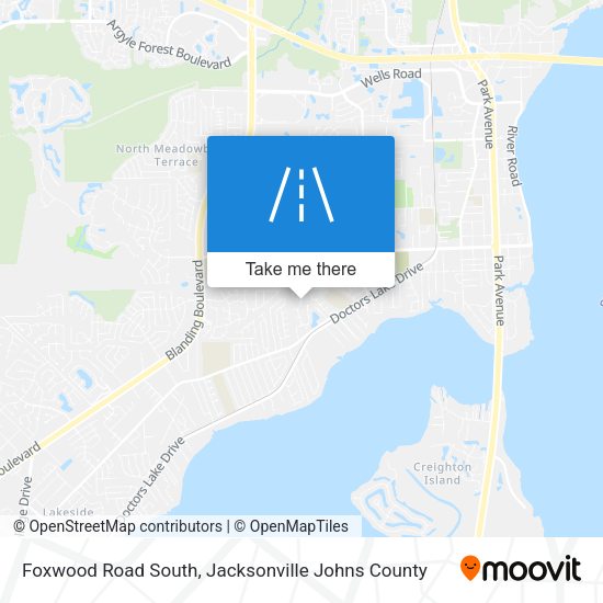 Foxwood Road South map
