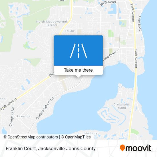 Franklin Court map