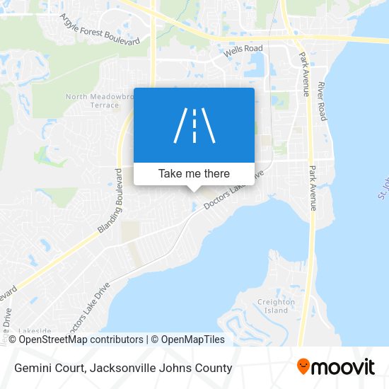 Gemini Court map