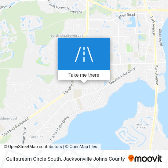 Gulfstream Circle South map