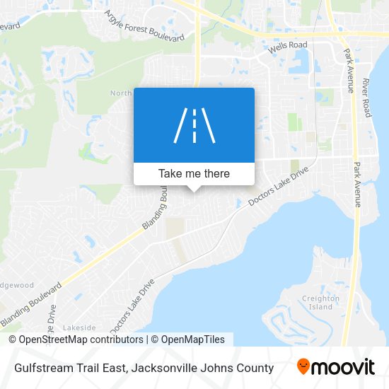 Mapa de Gulfstream Trail East