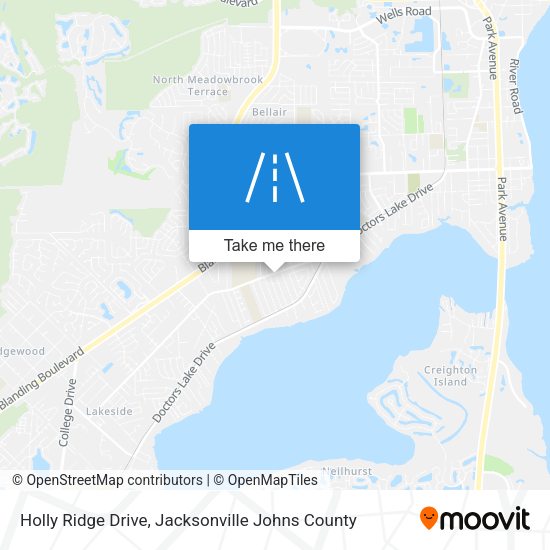 Holly Ridge Drive map