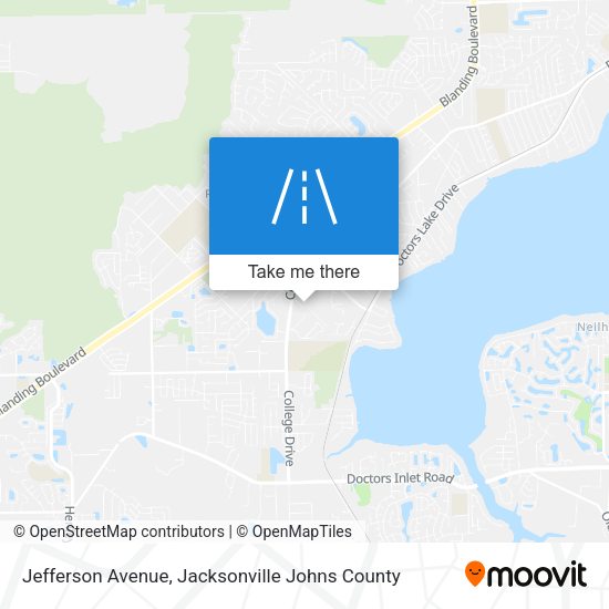 Mapa de Jefferson Avenue