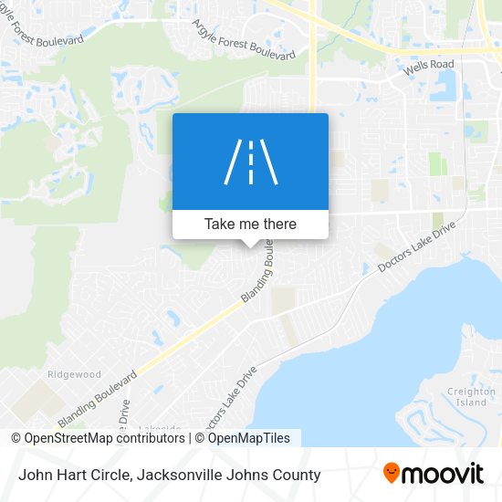 John Hart Circle map
