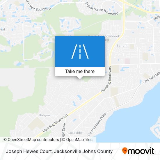 Joseph Hewes Court map