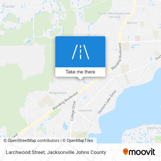 Larchwood Street map