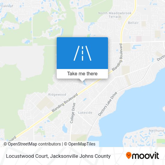 Mapa de Locustwood Court