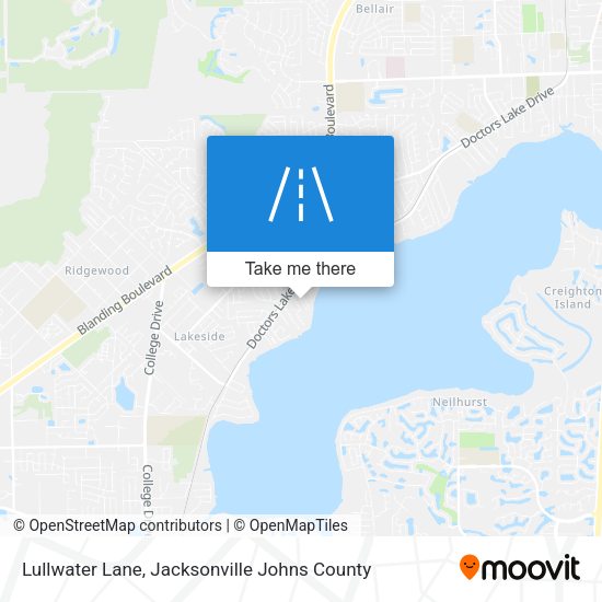 Lullwater Lane map