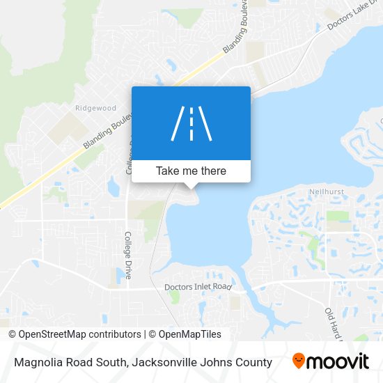 Magnolia Road South map