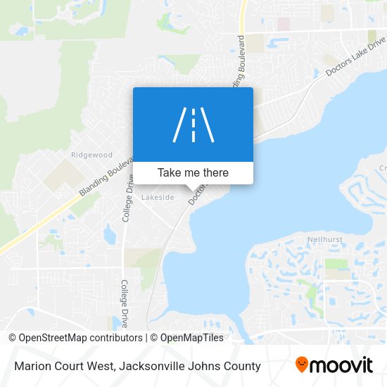 Marion Court West map